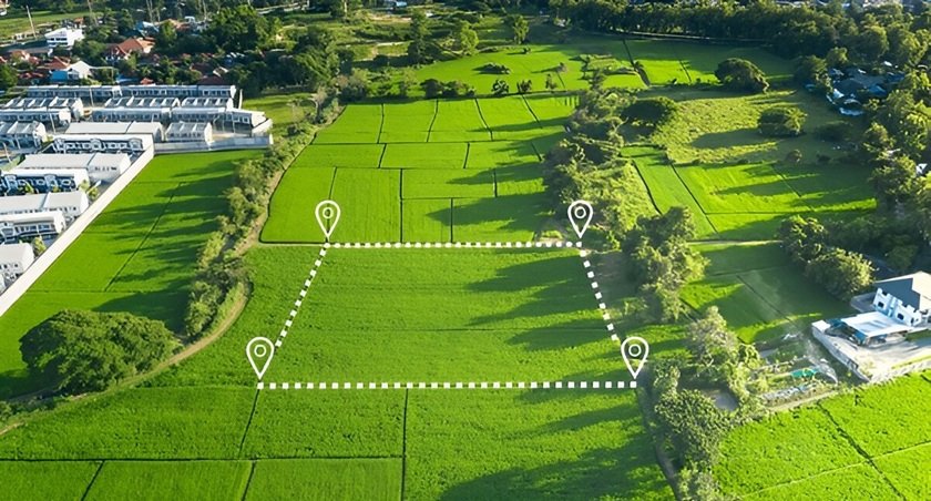 how many square feet in an acre of land